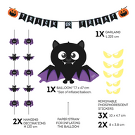 KIT DECORAZIONE PORTA HALLOWEEN