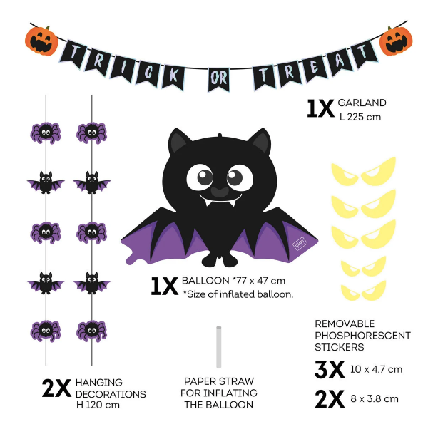 KIT DECORAZIONE PORTA HALLOWEEN