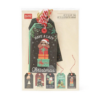 SET 1O ETICHETTE CHIUDIPACCO - GIFT TAGS