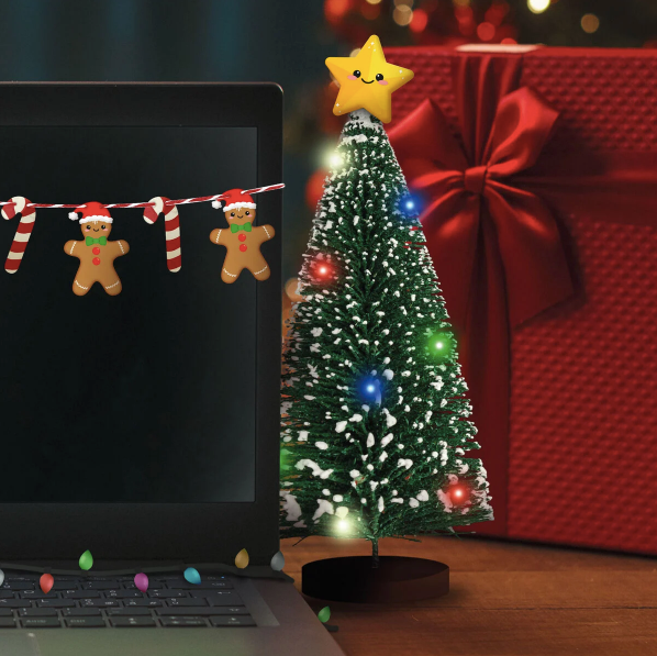 KIT DECORAZIONE SCRIVANIA - CHRISTMAS DESK DECORATION KIT