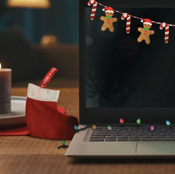 KIT DECORAZIONE SCRIVANIA - CHRISTMAS DESK DECORATION KIT