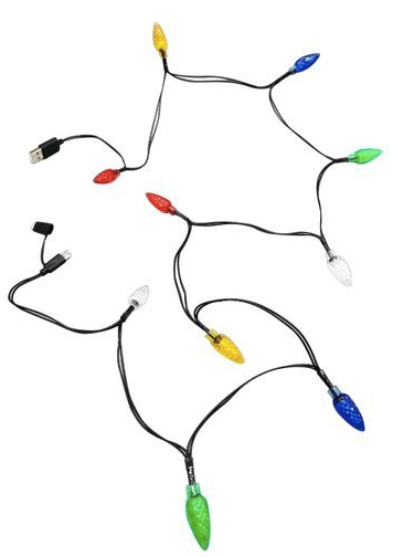 CARICATORE PER CELLULARE NATALIZIO - FAIRY LIGHTS CHARGING CABLE