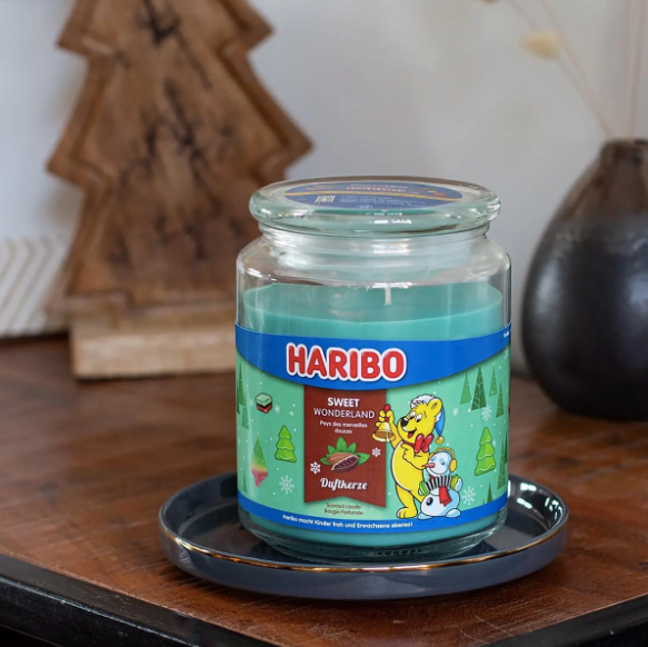 SWEET WONDERLAND - CANDELA PROFUMATA NATALIZIA HARIBO 510GR.