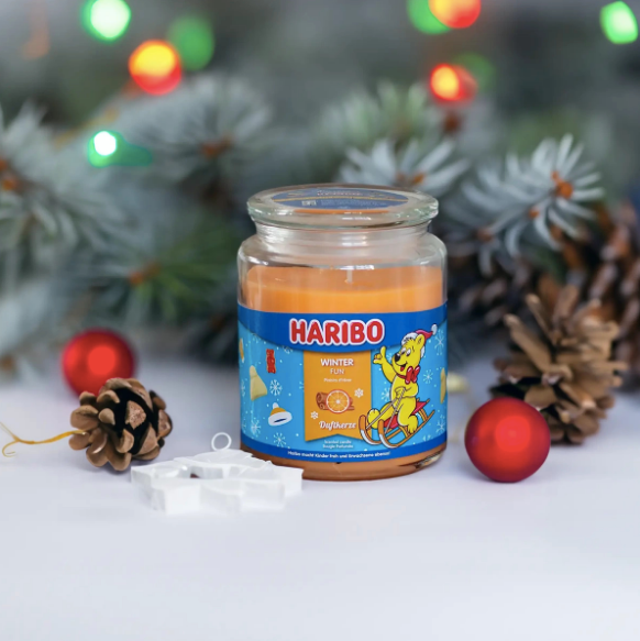 WINTER FUN - CANDELA PROFUMATA NATALIZIA HARIBO 510GR.