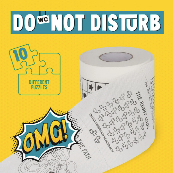 CARTA IGIENICA - DO NOT DISTURB ENIGMISTICA