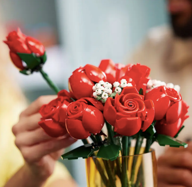 Bouquet di rose rosse LEGO - Regali per tutti