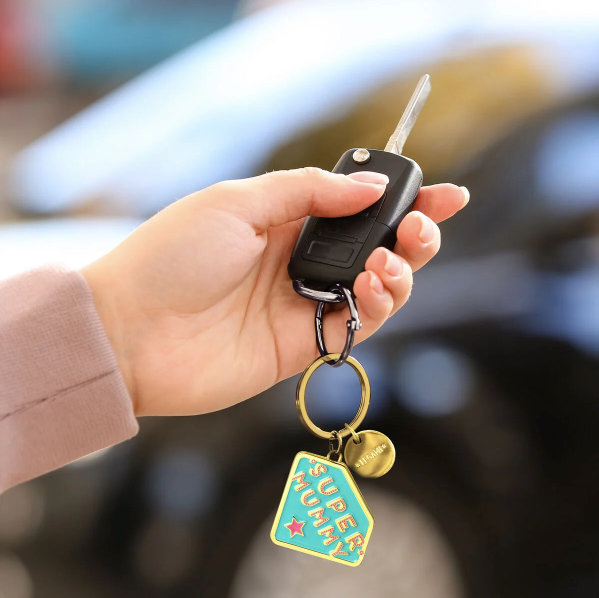 portachiavi metallo smaltato - what a key ring! mamma