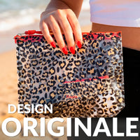TRIPLE TOILET BAG LEOPARD