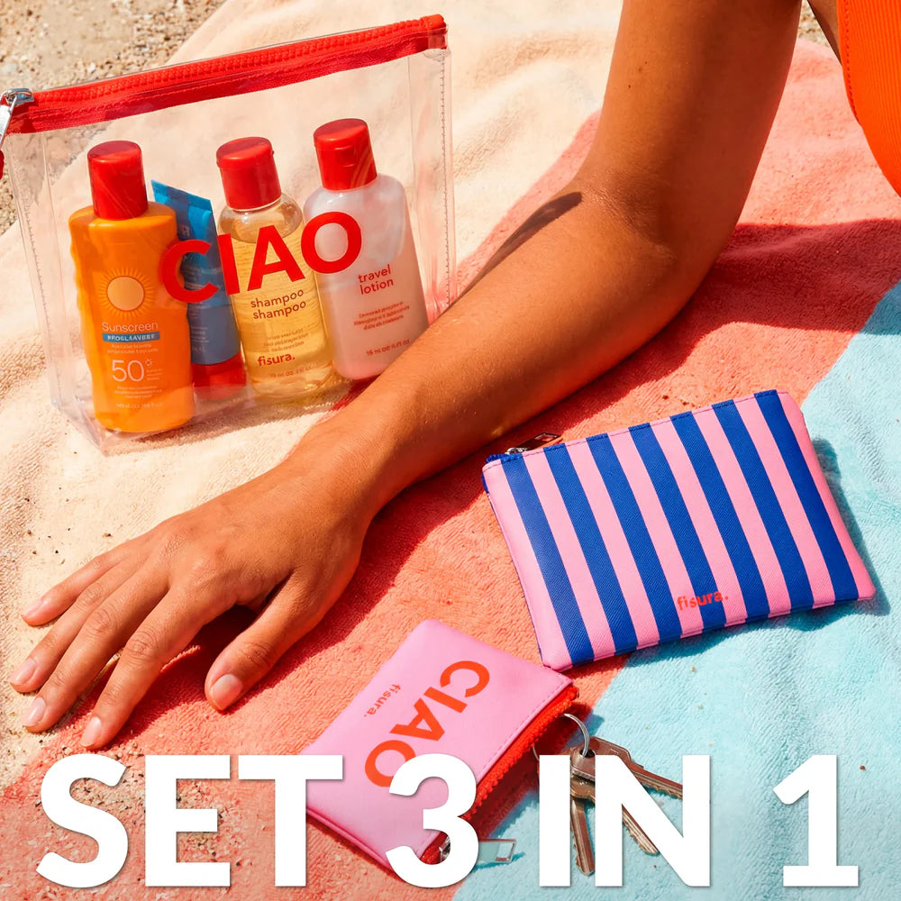 TRIPLE TOILET BAG "CIAO"