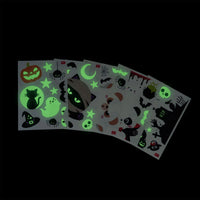 SET DI ADESIVI PER FINESTRE - WINDOW GLOW PUMPKIN