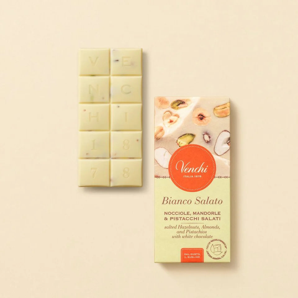 TAVOLETTA VENCHI CIOCCOLATO BIANCO SALATO