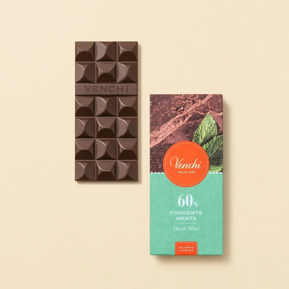 TAVOLETTA VENCHI CIOCCOLATO FONDENTE 60% MENTA