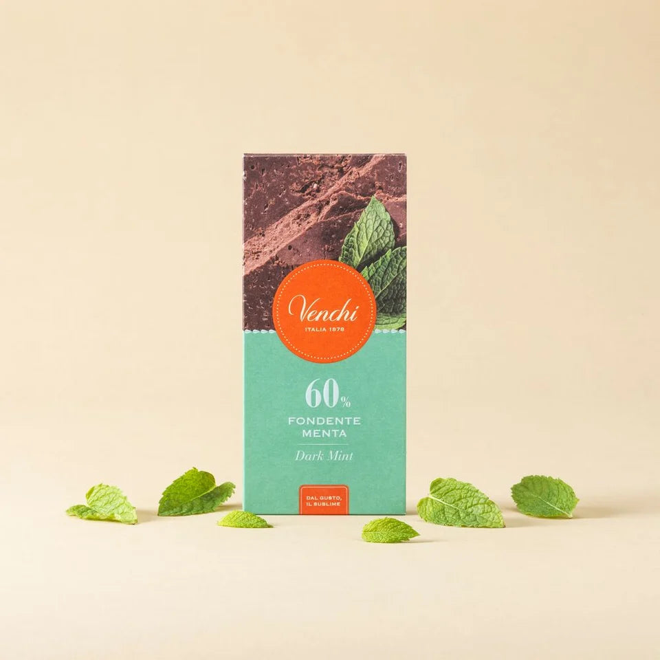 TAVOLETTA VENCHI CIOCCOLATO FONDENTE 60% MENTA