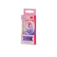 CANDELA PER TORTA - HAPPY BIRTHDAY CANDLE 9 PINK