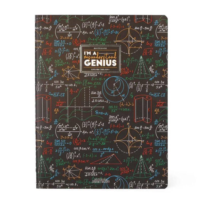 quaderno a righe large genius