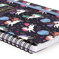 QUADERNO SPIRALATO A RIGHE LARGE UNICORN