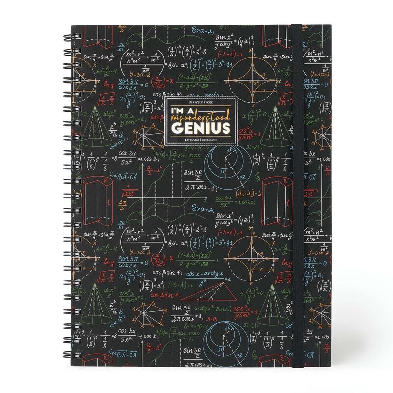 QUADERNO SPIRALATO 3 IN 1 - MAXI TRIO SPIRAL notebook GENIUS