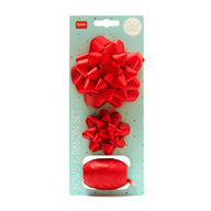 set di due fiocchi e un nastro rosso