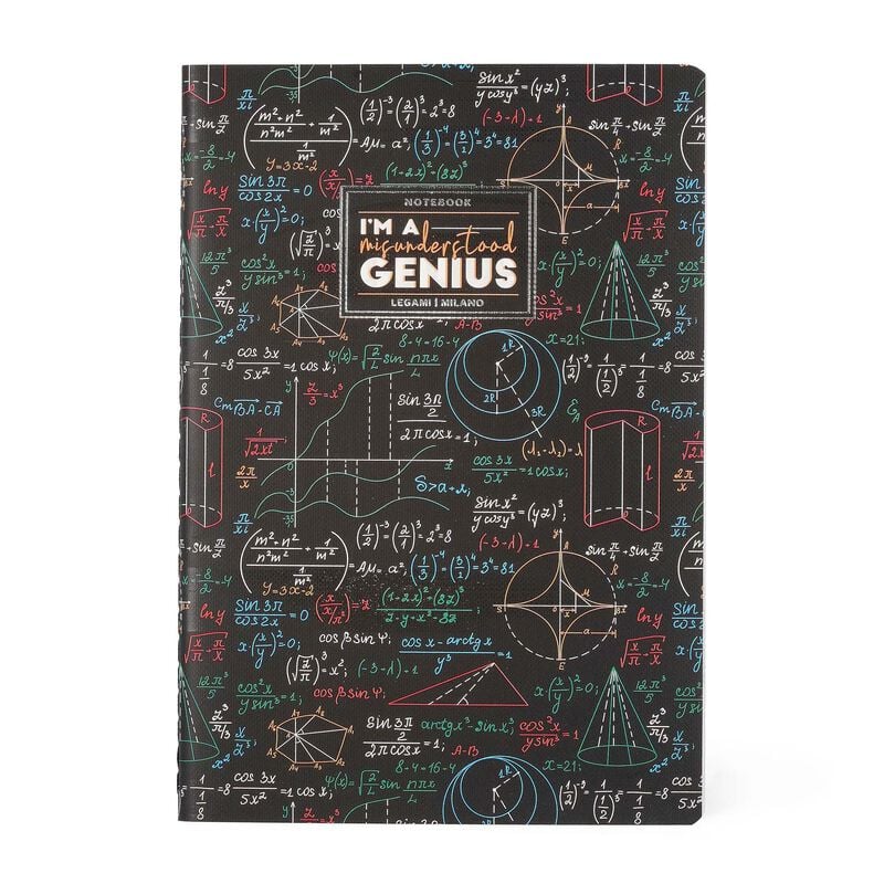 quaderno a righe medium genius