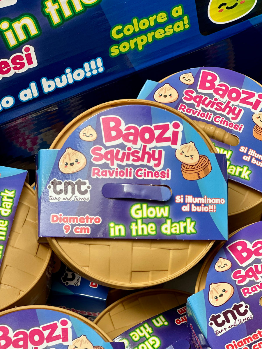 BAOZI SQUISHY GLOW IN THE DARK – Il Raviolo Cinese Squishy che si Illumina al Buio