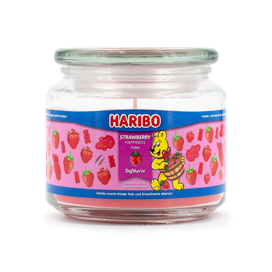 STRAWBERRY HAPPINESS - CANDELA PROFUMATA HARIBO 300GR.