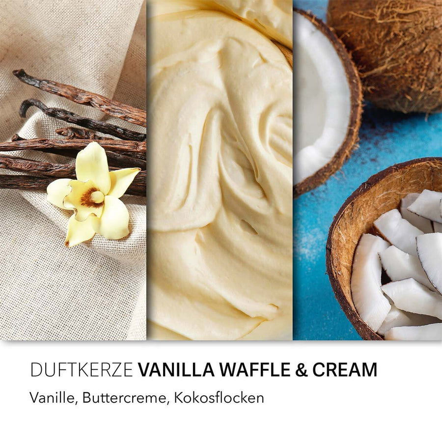 VANILLA WAFFLE CREAM - CANDELA PROFUMATA HARIBO 300GR.