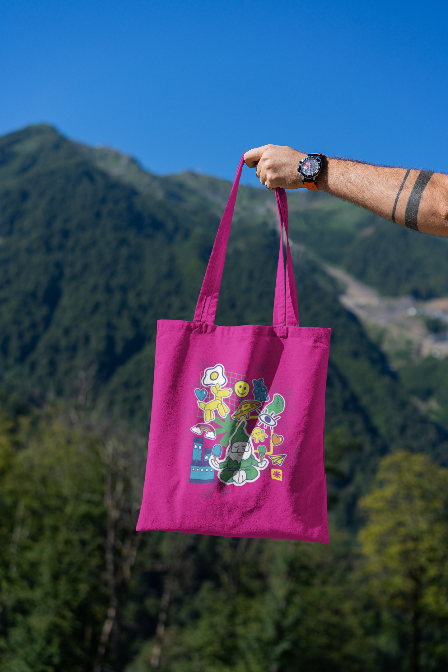 BORSA IN COTONE MEDITANANO