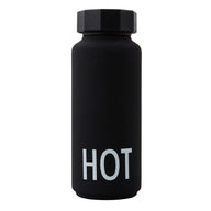 THERMO BOTTLE BLACK DESIGN LETTERS