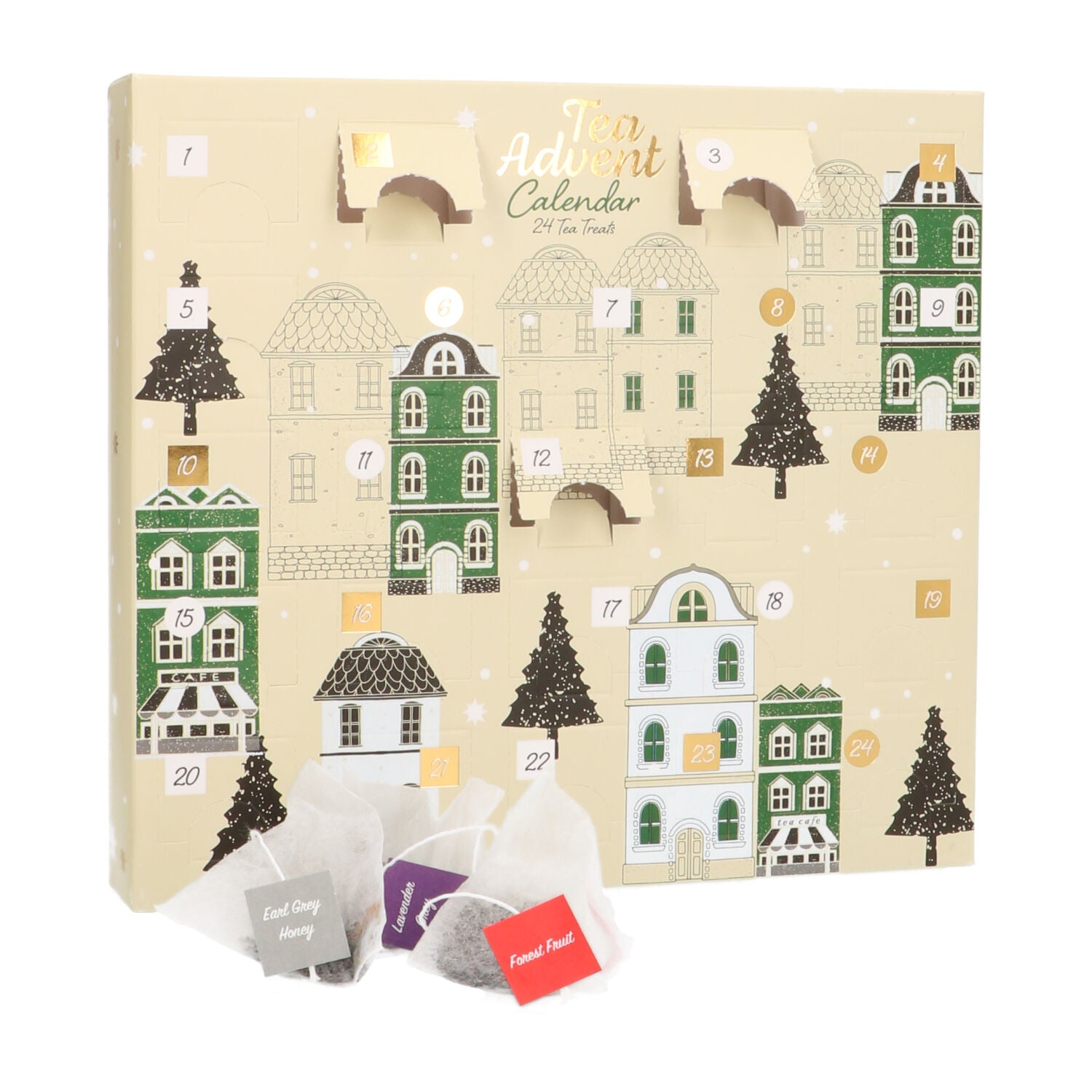 CALENDARIO DELL'AVVENTO - TEA ADVENT CALENDAR WHITE