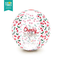 GLITTER BEACH BALL - CHERRY BOMB