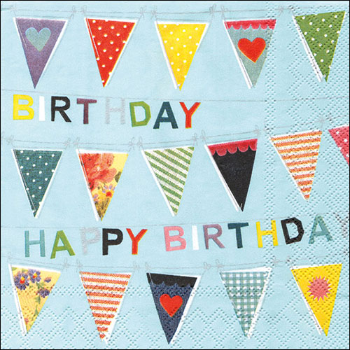 TOVAGLIOLI CARTA JUBILO HAPPY BIRTHDAY