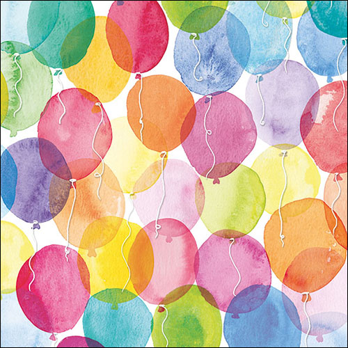 TOVAGLIOLI CARTA AQUARELL BALLOONS