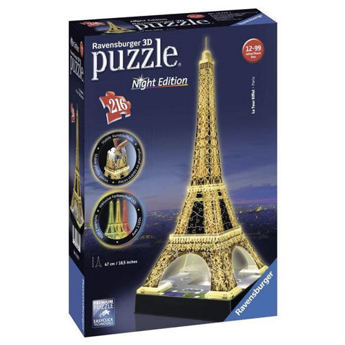 PUZZLE 3D 216PZ NIGHT EDITION - TOUR EIFFEL