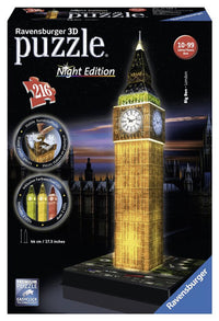 PUZZLE 3D 216PZ NIGHT EDITION - BIG BEN