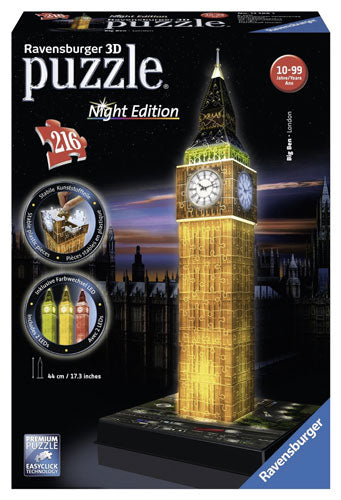 PUZZLE 3D 216PZ NIGHT EDITION - BIG BEN