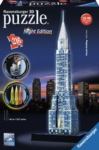 PUZZLE 3D 216PZ NIGHT EDITION - CHRYSLER BUILDING