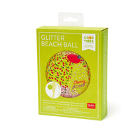 GLITTER BEACH BALL - CHERRY BOMB