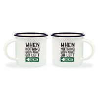 ESPRESSO FOR TWO - COFFEE MUG - GO LEFT TAZZINE DA CAFFÉ