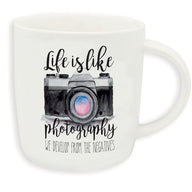 BUONGIORNO MUG  LIFE IS LIKE PHOTOGRAPHY