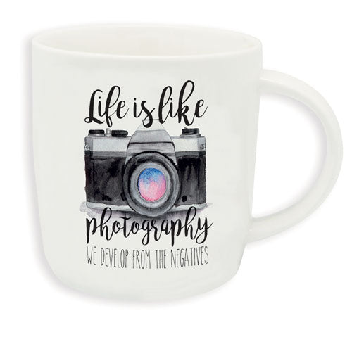 BUONGIORNO MUG  LIFE IS LIKE PHOTOGRAPHY