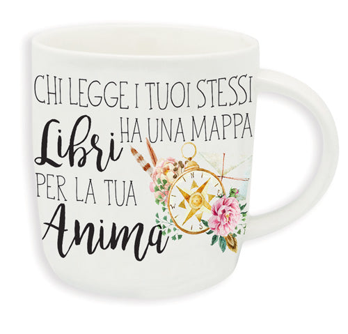 BUONGIORNO MUG  CHI LEGGE I TUOI STESSI LIBRI HA UNA MAPPA