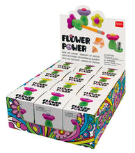 Carica l&#39;immagine nel visualizzatore di Gallery, GOMMA CON TEMPERINO FLOWER POWER