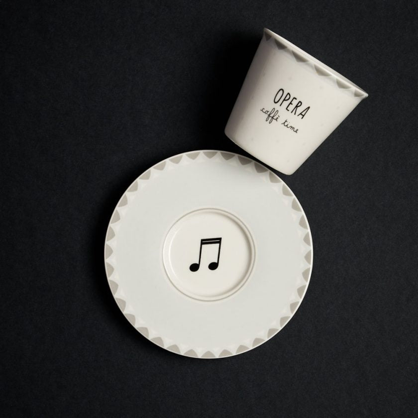 TAZZINA CAFFÈ + PIATTINO OPERA