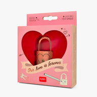 LUCCHETTO DEGLI INNAMORATI - OUR LOVE IS FOREVER