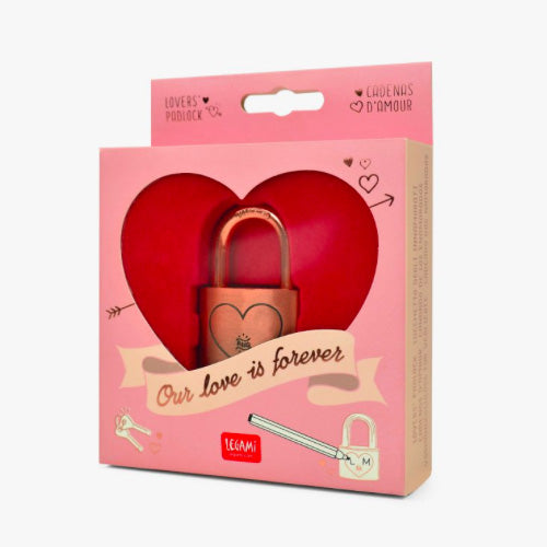 LUCCHETTO DEGLI INNAMORATI - OUR LOVE IS FOREVER