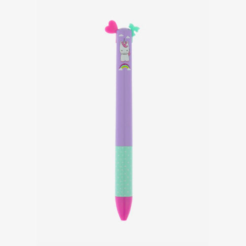 CLICK & CLACK TWO COLOR PEN DREAM BIG - UNICORNO