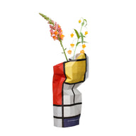 PAPER VASE COVER COMPOSITION RED MONDRIAAN SMALL