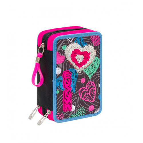 ASTUCCIO 3 ZIP SHINE HEART