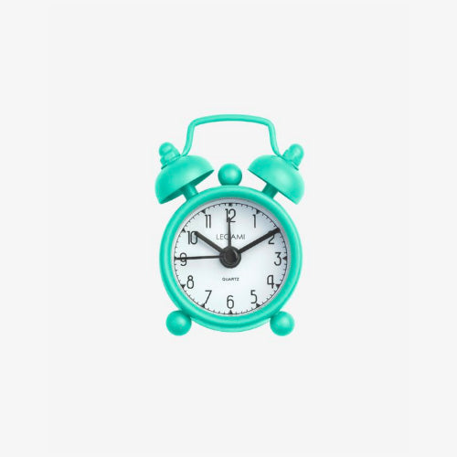MINI TICK TOCK ALLARM CLOCK - TURQUOISE