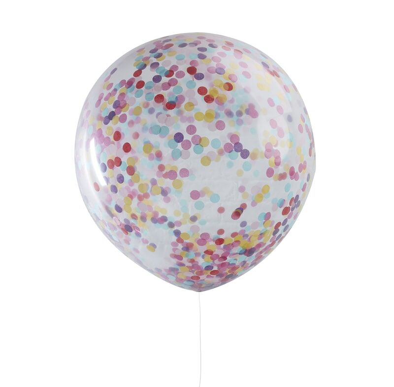 GIANT BALLOONS COLORFUL CONFETTI